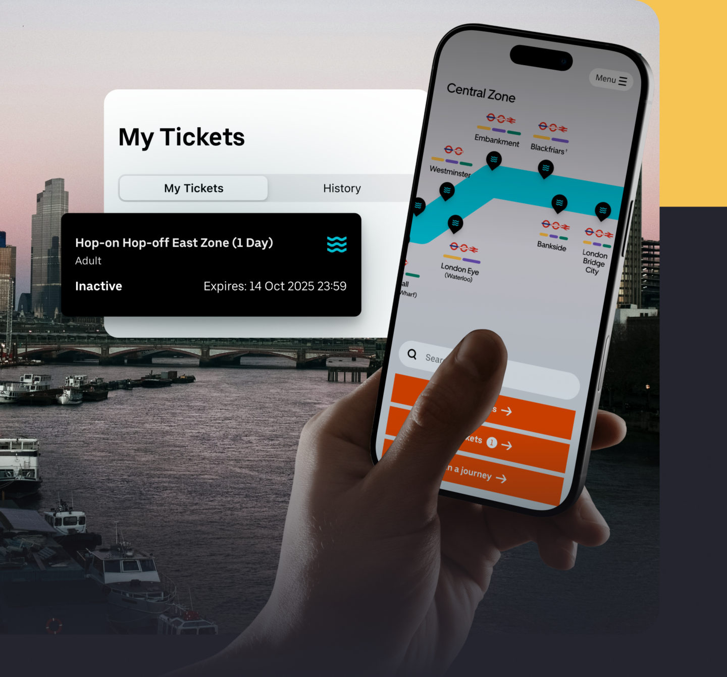 Uber Boat by Thames Clipper New Mobile App Launch - Brandwidth